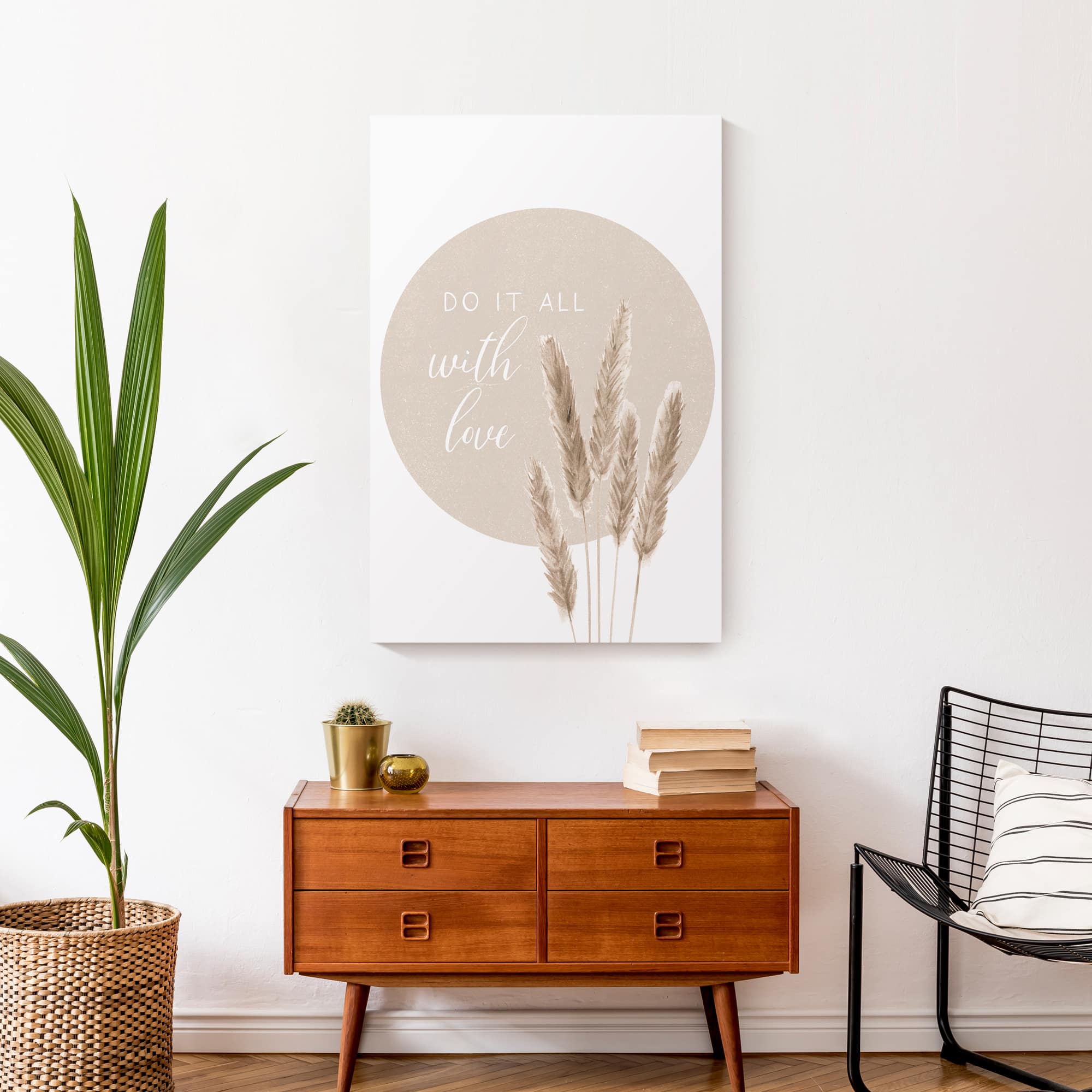 Do it All with Love Canvas Wall Art